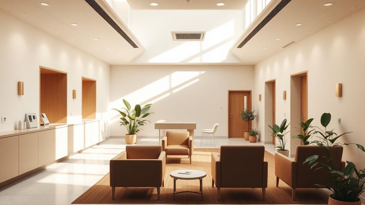 Recepção da clínica